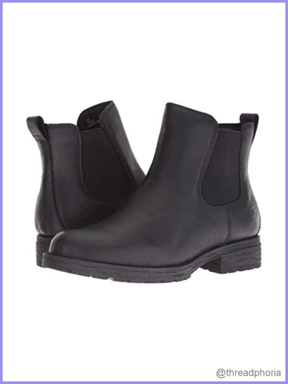 Waterproof Leather Ankle Bootie Chelsea Low Heel Casual Fall